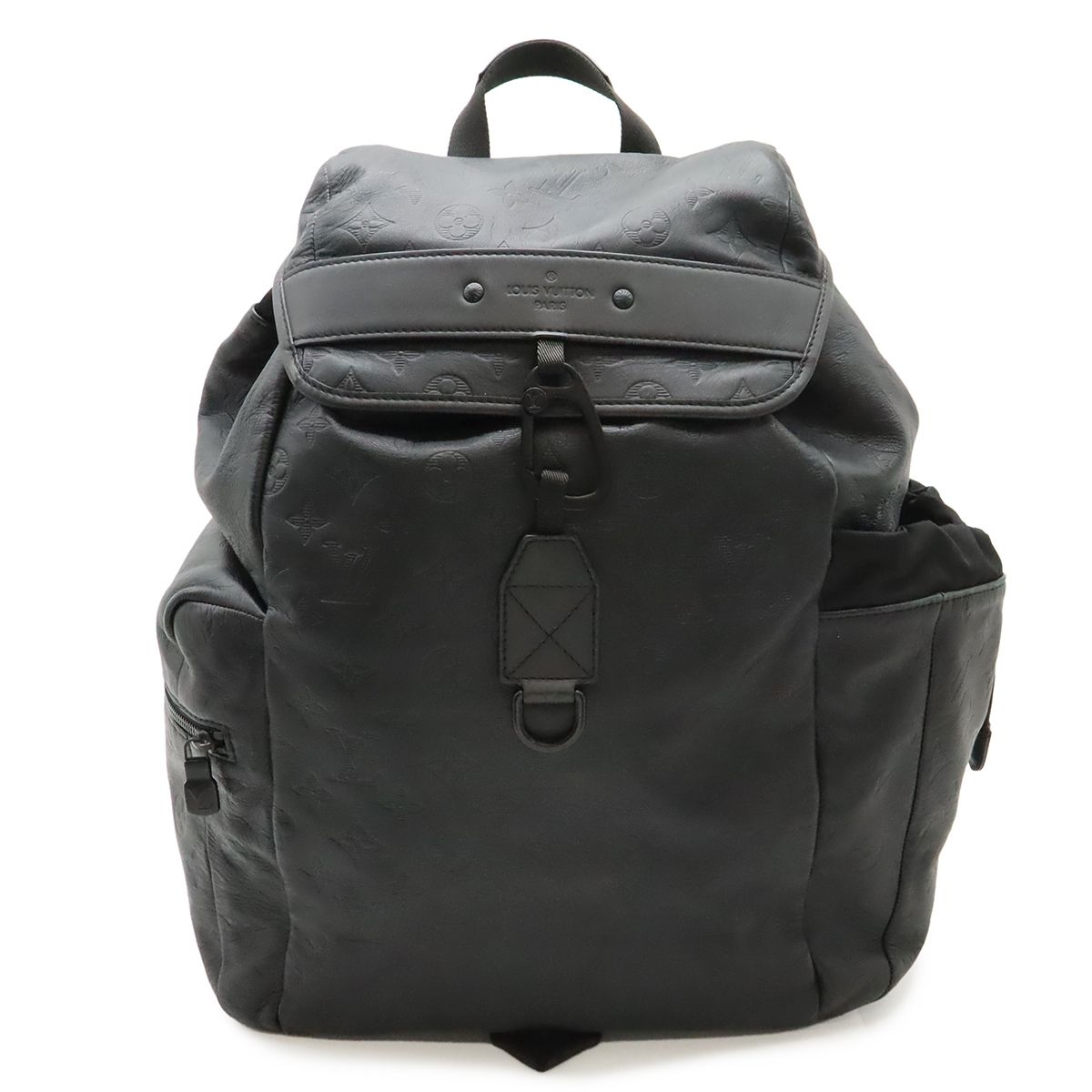 Louis Vuitton Monogram Shadow Discovery Backpack Noir Black