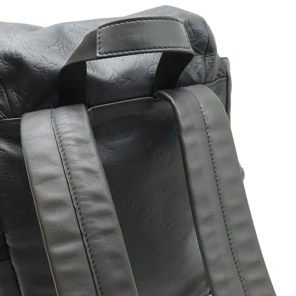 Louis Vuitton Monogram Shadow Discovery Backpack Noir Black — view 4