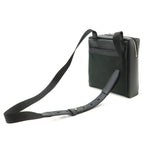 Louis Vuitton Taiga Sayan Shoulder Bag Crossbody Leather Canvas Ardoise Black — view 2