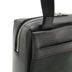 Louis Vuitton Taiga Sayan Shoulder Bag Crossbody Leather Canvas Ardoise Black — view 4