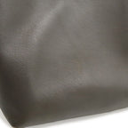 Saint Laurent Paris YSL Shopping Tote Shoulder Bag Leather Gray — view 8