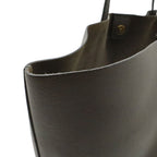 Saint Laurent Paris YSL Shopping Tote Shoulder Bag Leather Gray — view 5