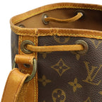 Louis Vuitton Monogram Noe Shoulder Bag Semi Drawstring Maltie — view 6