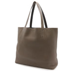 Hermes Double Sens 36 Tote Shoulder Bag Reversible Taurillon Clemence Etoupe — view 2