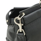 Fendi Monster Star Bugs Selleria Peekaboo Tote 2-Way Shoulder Bag Leather Black — view 8