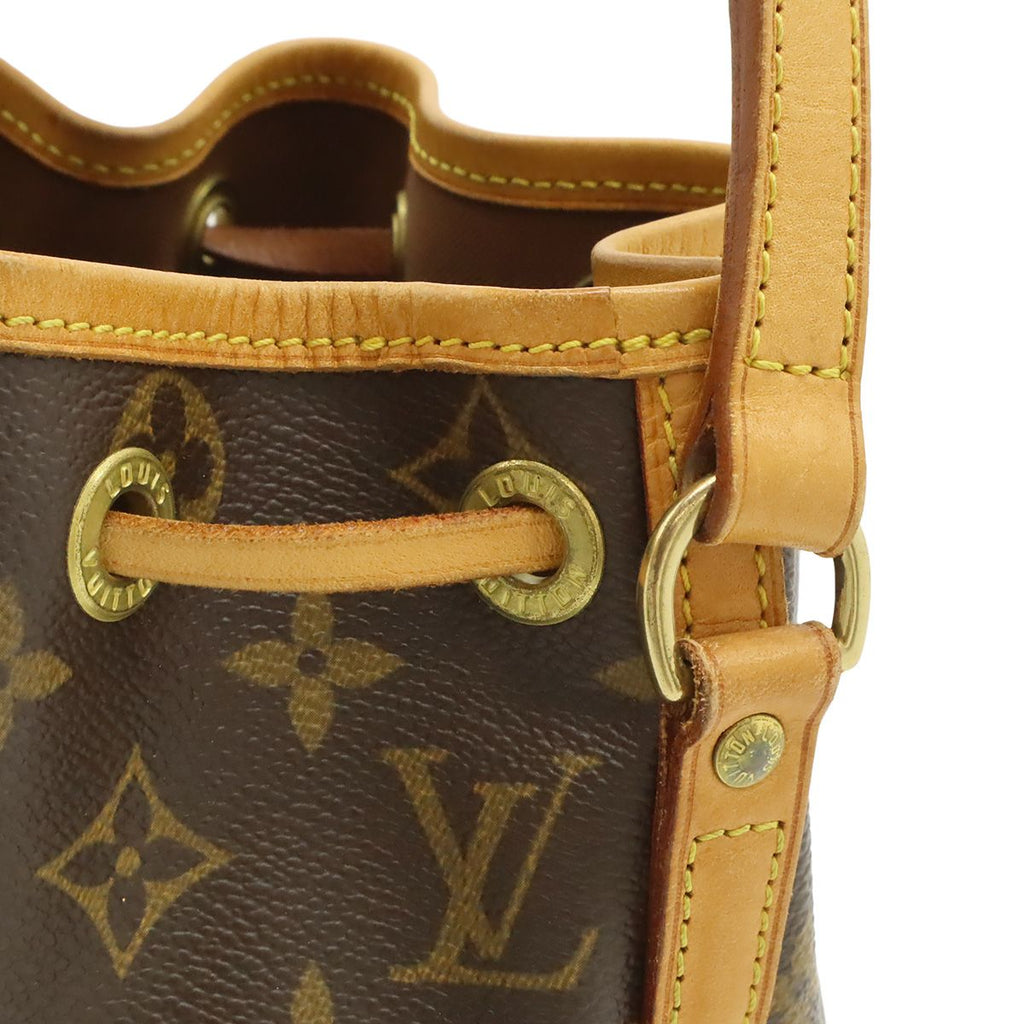 Louis Vuitton Monogram Mini Noe Handbag Bag Drawstring — view 6