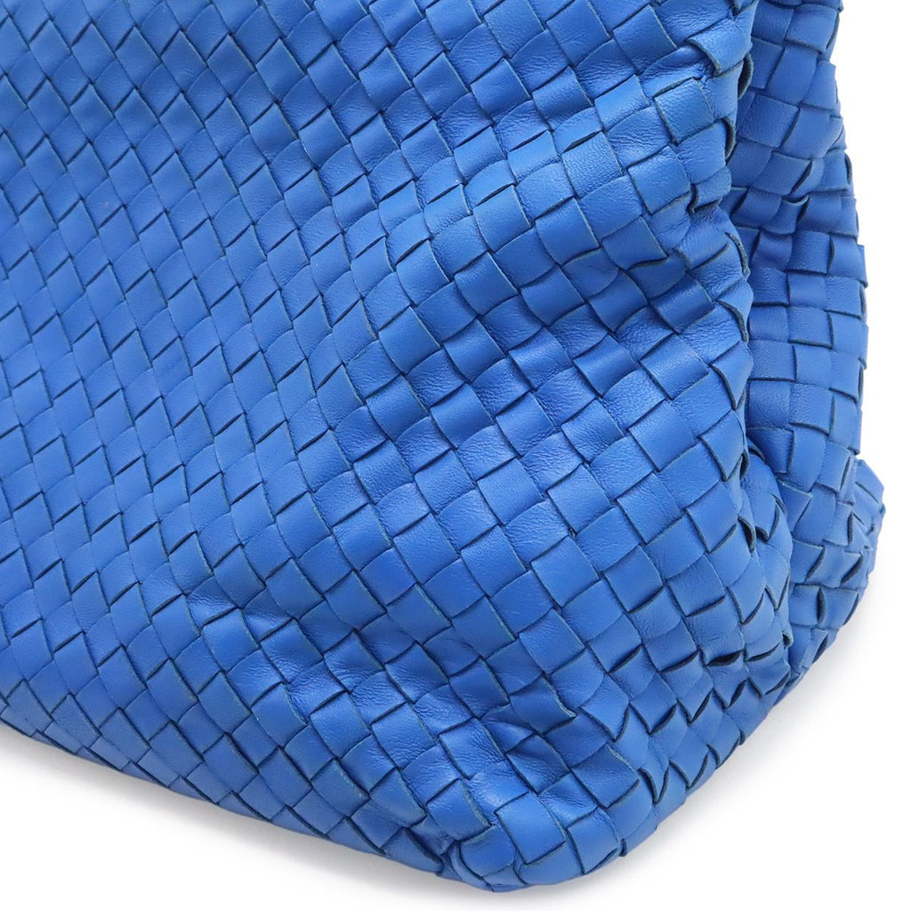 Bottega Veneta 2-Way Tote Shoulder Bag Leather Blue — view 9