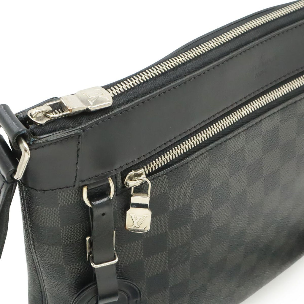 Louis Vuitton Damier Graphite Mick PM NM Shoulder — view 6