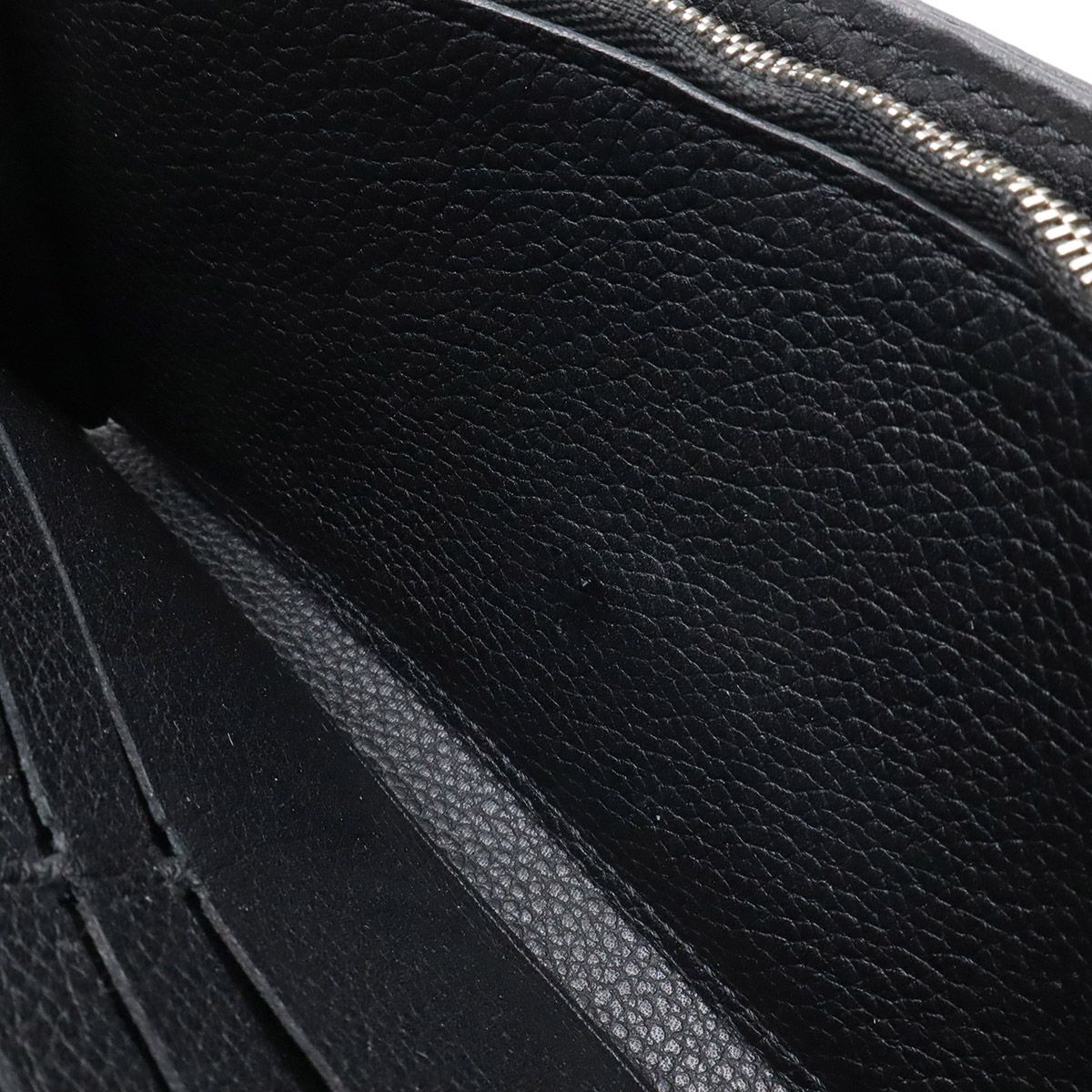 Louis Vuitton Monogram Mahina Portefeuille Iris Bifold Wallet Leather Noir — view 6