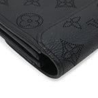Louis Vuitton Monogram Mahina Portefeuille Iris Bifold Wallet Leather Noir — view 3