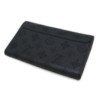 Louis Vuitton Monogram Mahina Portefeuille Iris Bifold Wallet Leather Noir — view 2