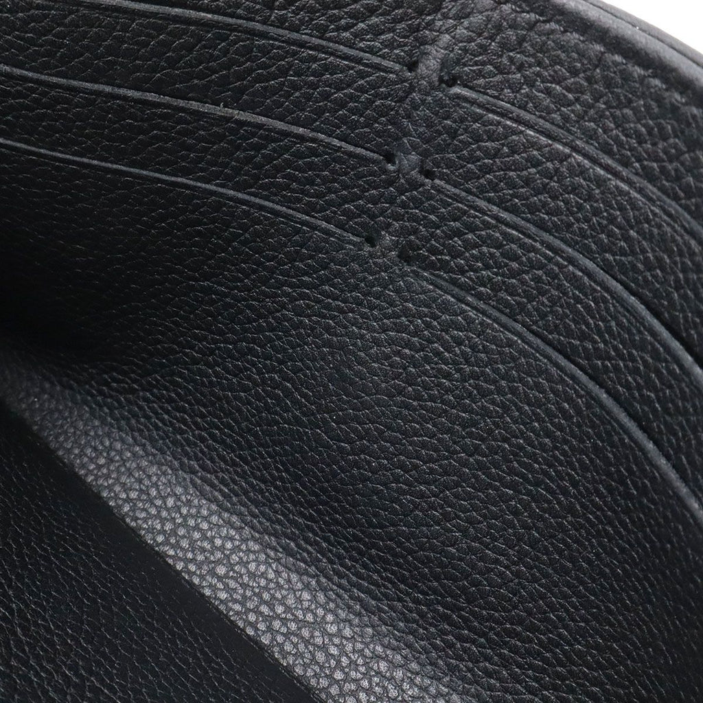 Louis Vuitton Monogram Mahina Portefeuille Iris Bifold Wallet Leather Noir — view 9