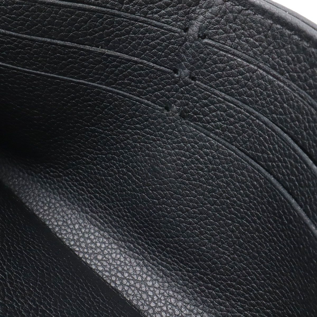 Louis Vuitton Monogram Mahina Portefeuille Iris Bifold Wallet Leather Noir — view 9