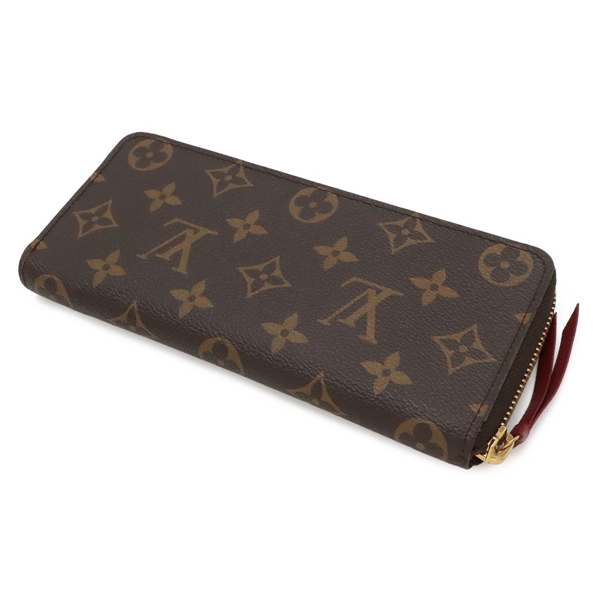 Louis Vuitton Monogram Portefeuille Clemence Zip Around Wallet Fuchsia — view 2