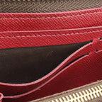 Louis Vuitton Monogram Portefeuille Clemence Zip Around Wallet Fuchsia — view 7