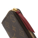Louis Vuitton Monogram Portefeuille Clemence Zip Around Wallet Fuchsia — view 4