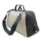 Hermes Cavour Boston Bag Purse Toile Ash Taurillon Cristobal Blue Indigo — view 2