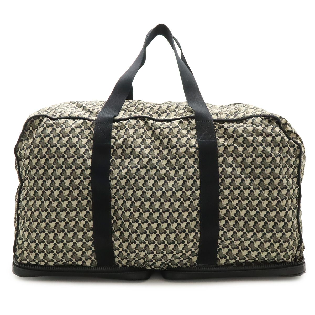 Bottega Veneta Intrecciato Tote Foldable Butterfly Leather Nylon Black Light — view 4