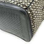 Bottega Veneta Intrecciato Tote Foldable Butterfly Leather Nylon Black Light — view 6