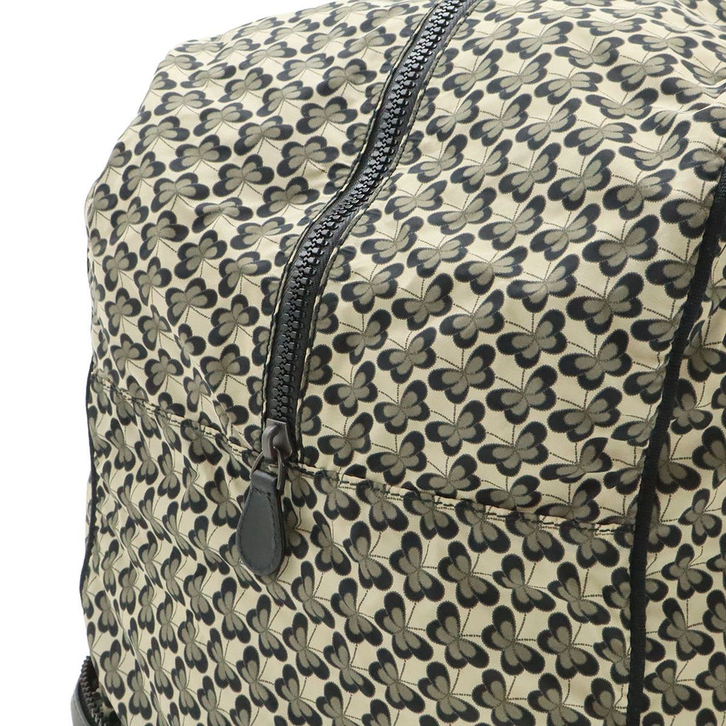 Bottega Veneta Intrecciato Tote Foldable Butterfly Leather Nylon Black Light — view 8