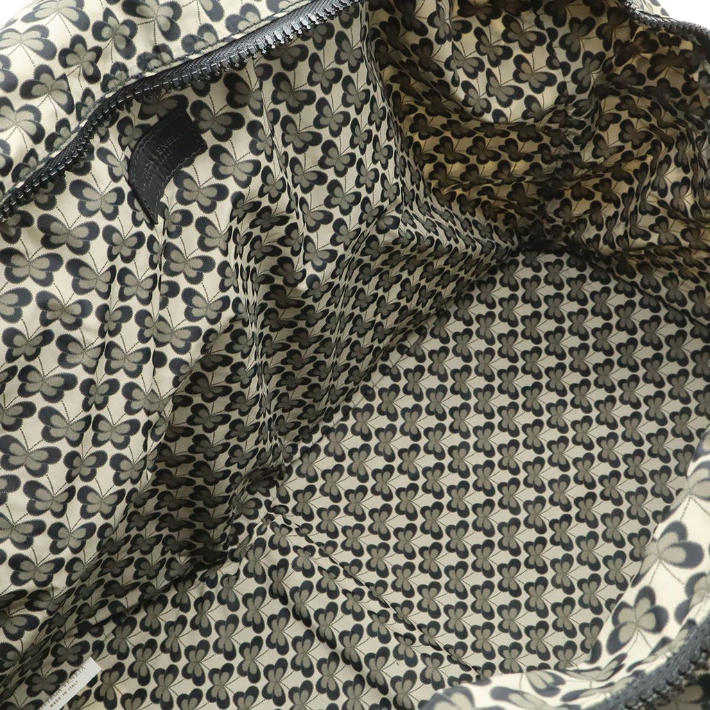 Bottega Veneta Intrecciato Tote Foldable Butterfly Leather Nylon Black Light — view 9