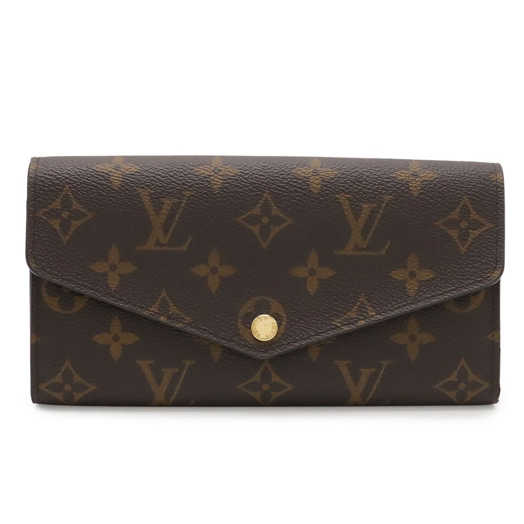 Louis Vuitton Monogram Portefeuille Sarah Bifold Wallet Fuchsia