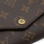 Louis Vuitton Monogram Portefeuille Sarah Bifold Wallet Fuchsia — view 4