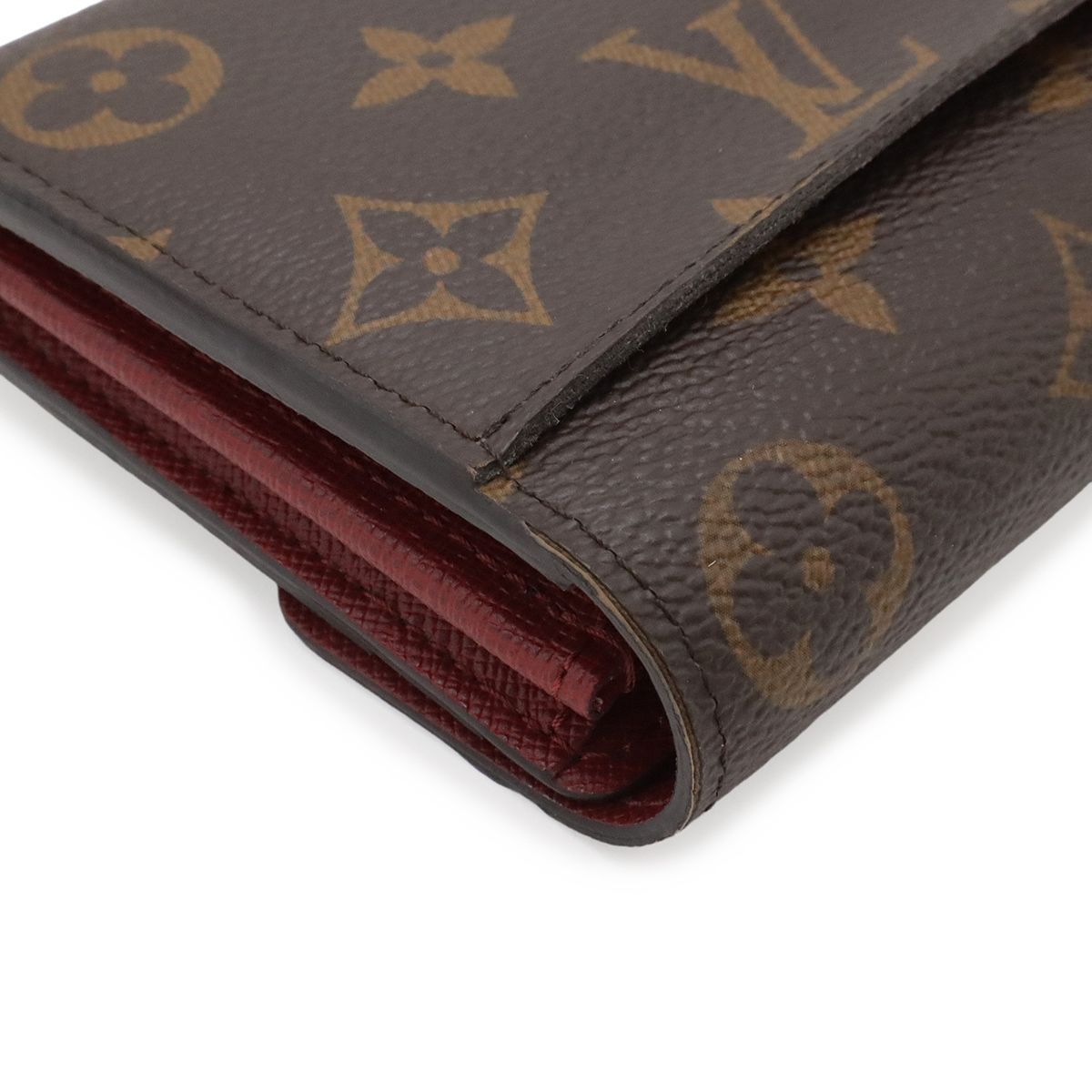 Louis Vuitton Monogram Portefeuille Sarah Bifold Wallet Fuchsia — view 3