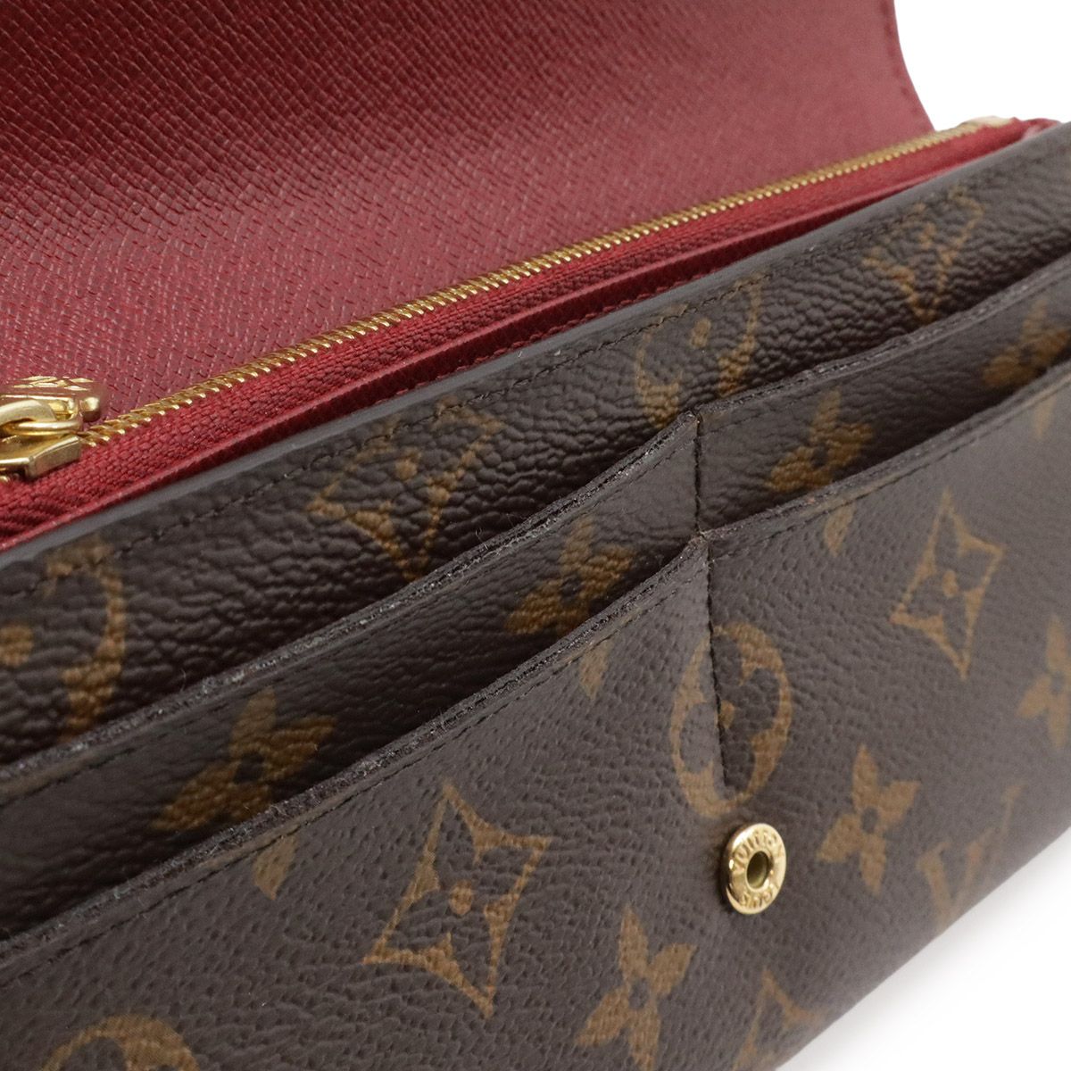 Louis Vuitton Monogram Portefeuille Sarah Bifold Wallet Fuchsia — view 7