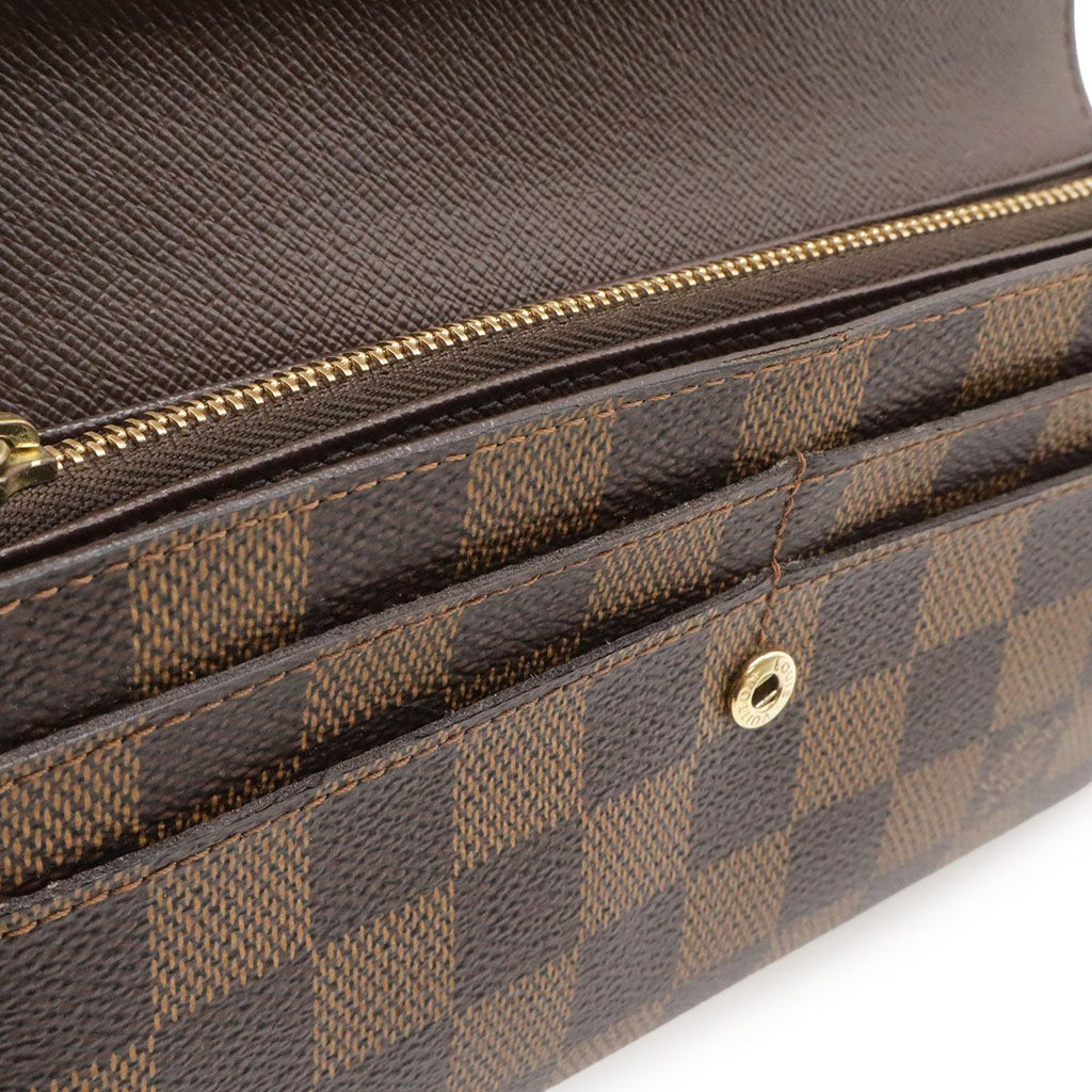 Louis Vuitton Damier Portefeuille Sarah Flap Wallet Bifold — view 7