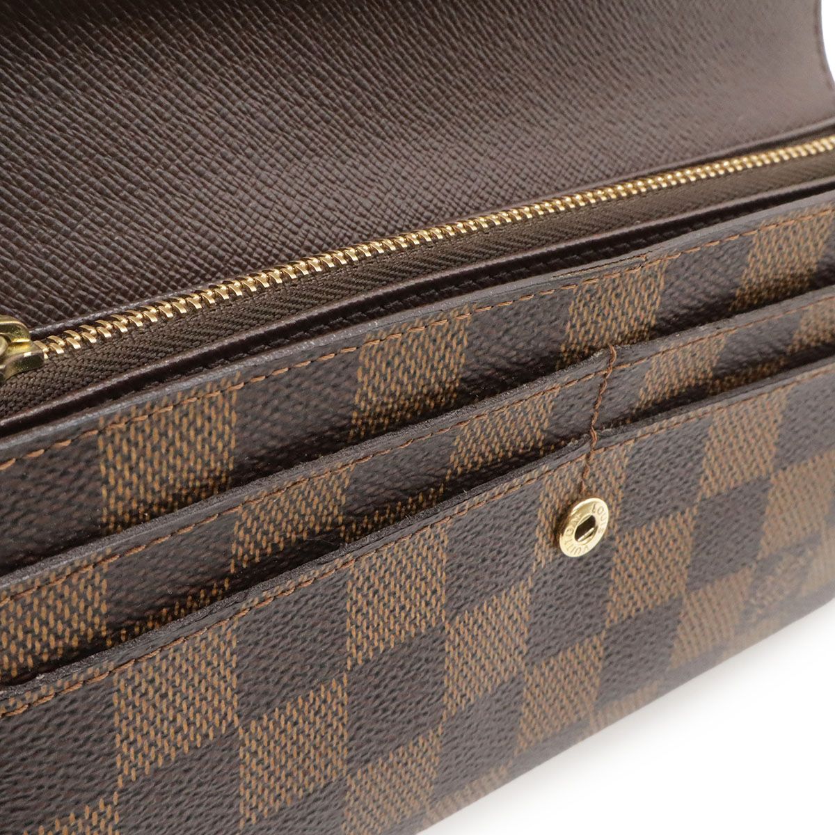 Louis Vuitton Damier Portefeuille Sarah Flap Wallet Bifold — view 7