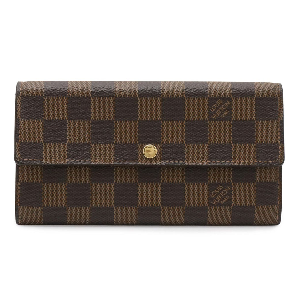 Louis Vuitton Damier Portefeuille Sarah Flap Wallet Bifold