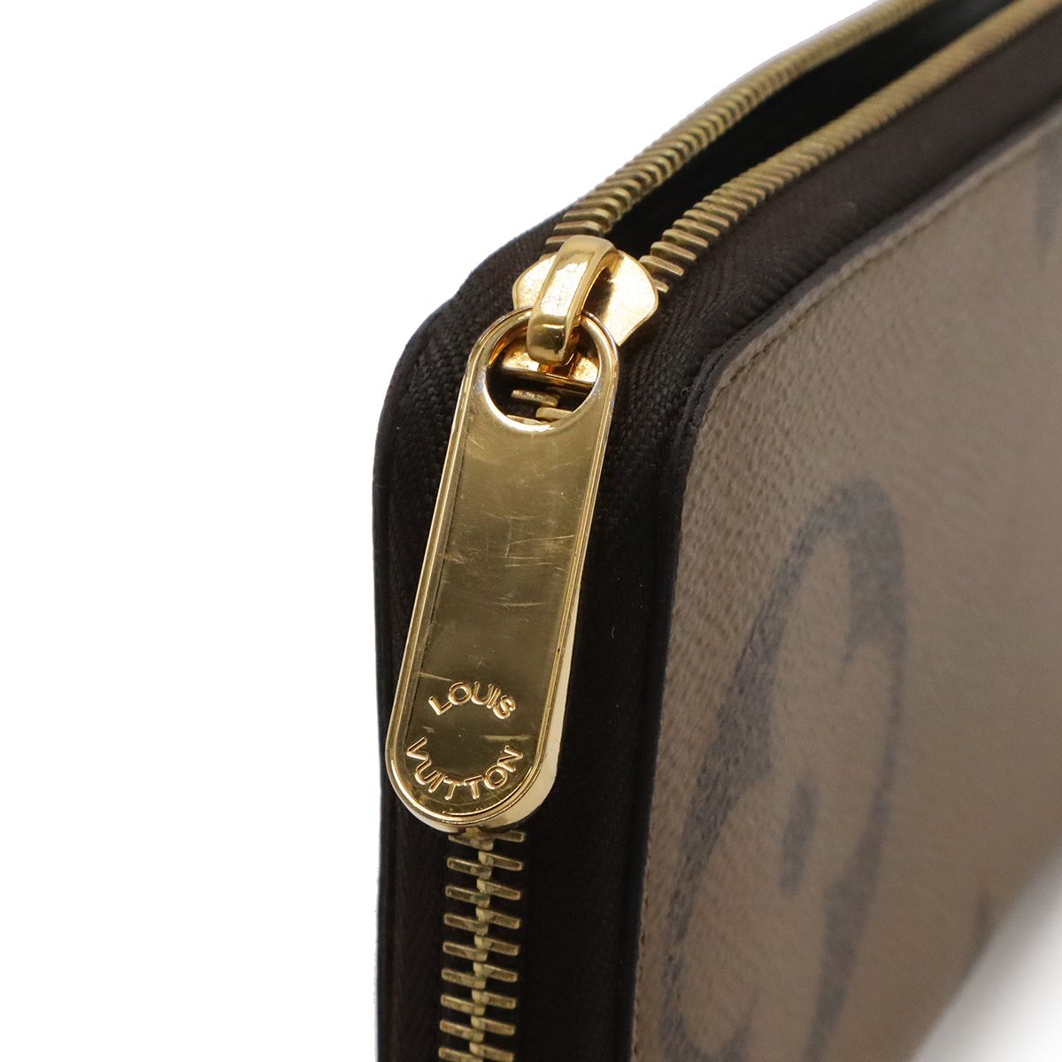 Louis Vuitton Monogram Giant Reverse Zippy Wallet Zip Around — view 4