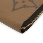 Louis Vuitton Monogram Giant Reverse Zippy Wallet Zip Around — view 3