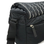 Chanel Sports Line Shoulder Bag Crossbody Nylon Black White — view 4