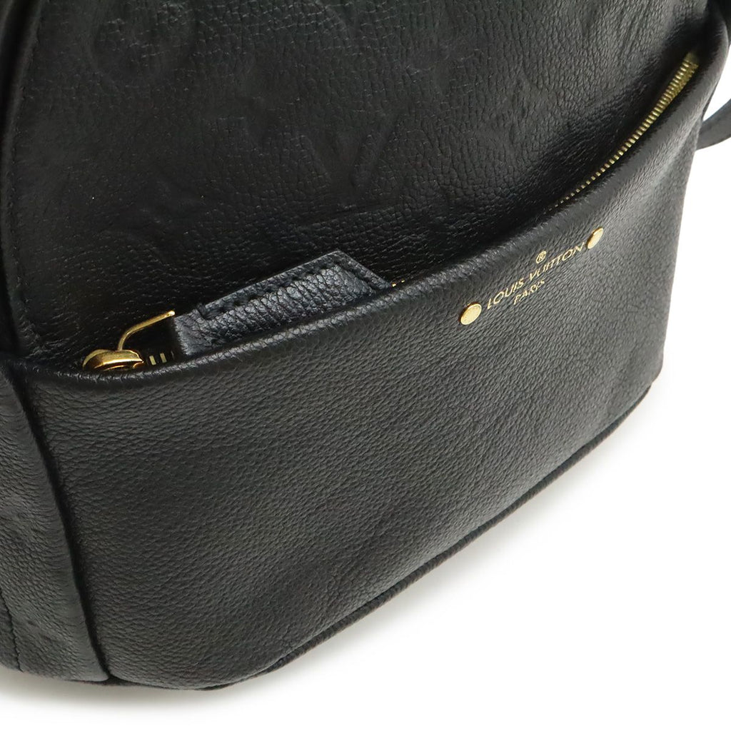 Louis Vuitton Monogram Empreinte Sorbonne Backpack Mini Noir Black — view 9