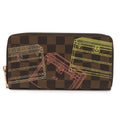 Louis Vuitton Damier Trunk Print Zippy Wallet Zip Around Christmas Limited