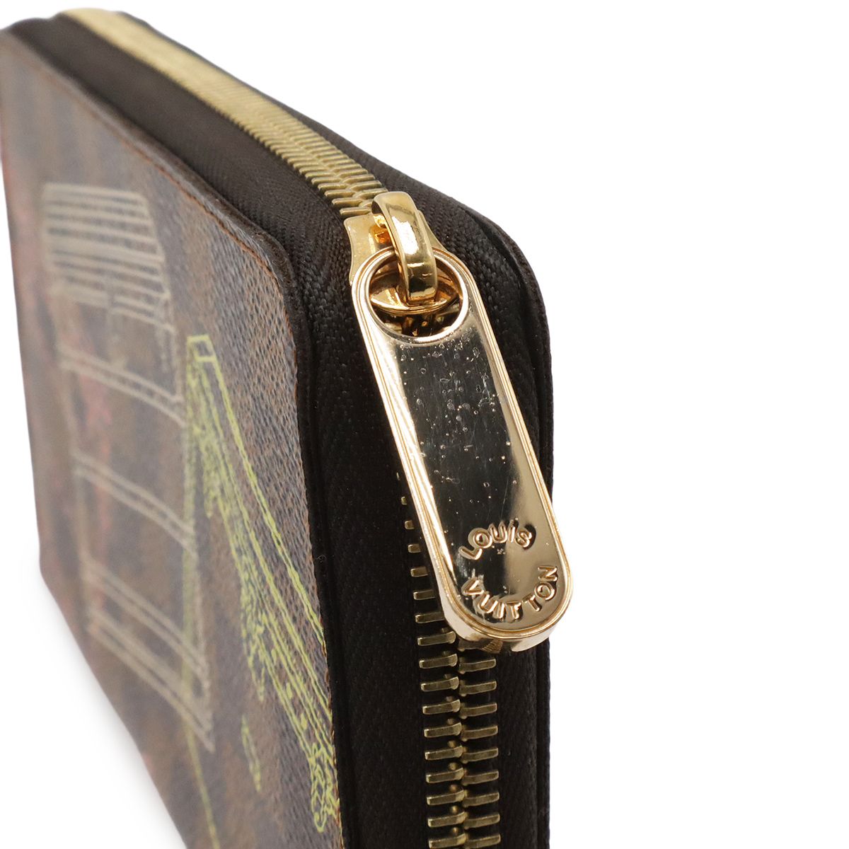 Louis Vuitton Damier Trunk Print Zippy Wallet Zip Around Christmas Limited — view 4