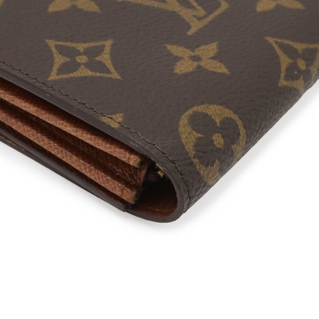 Louis Vuitton Monogram Pochette Porte-Monnaie Cles Flap Wallet Bifold — view 3
