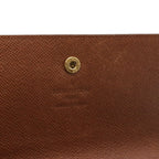 Louis Vuitton Monogram Pochette Porte-Monnaie Cles Flap Wallet Bifold — view 9