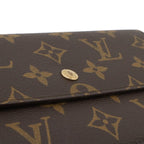 Louis Vuitton Monogram Pochette Porte-Monnaie Cles Flap Wallet Bifold — view 4