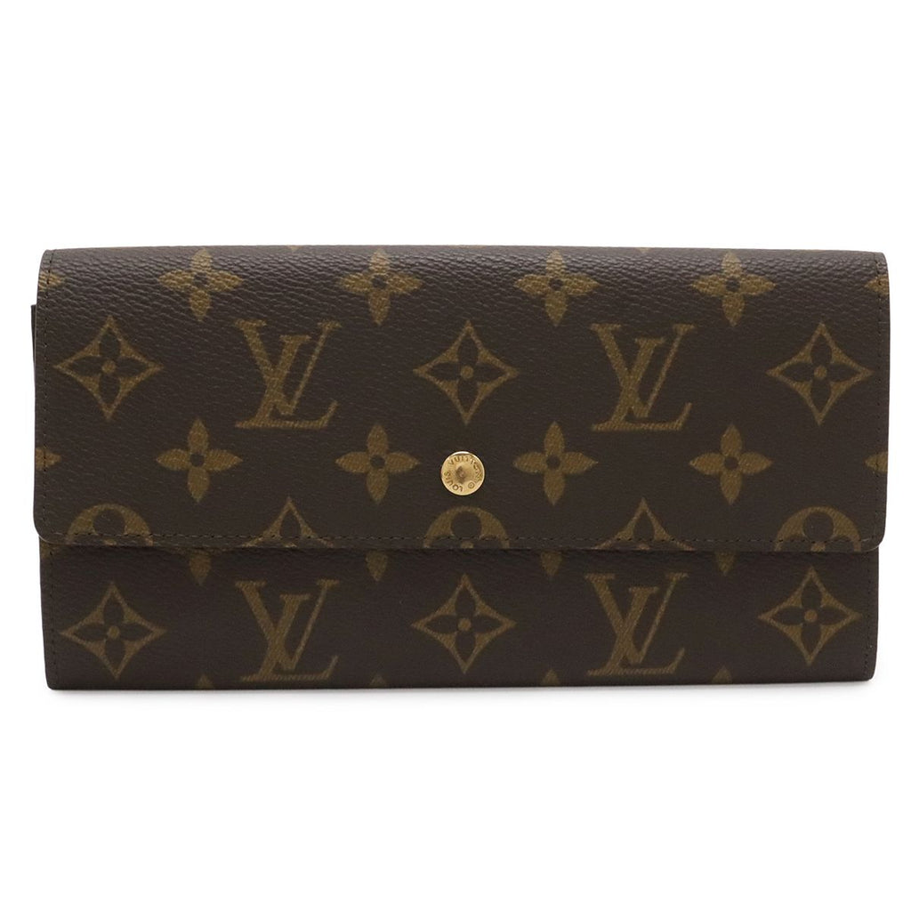 Louis Vuitton Monogram Pochette Porte-Monnaie Cles Flap Wallet Bifold