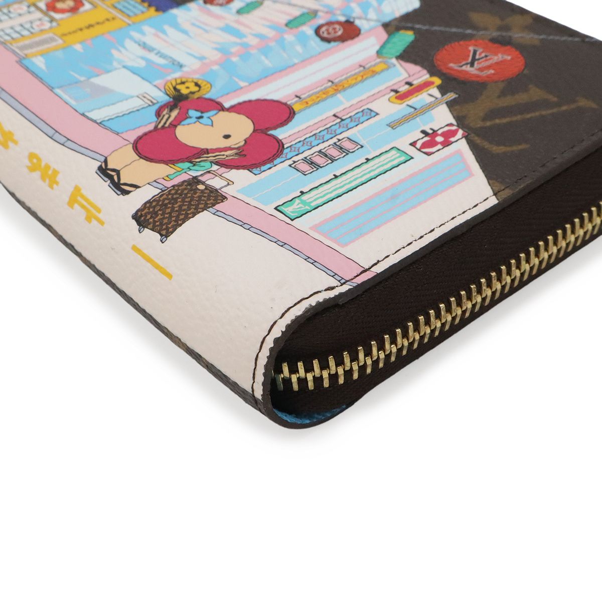 Louis Vuitton Monogram Zippy Wallet Zip Around Vivienne Holiday Season — view 3