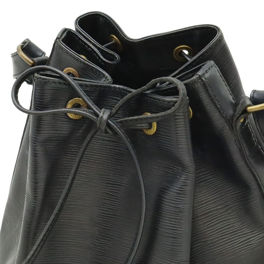 Louis Vuitton Epi Noe Shoulder Bag Drawstring Noir Black Gold — view 4