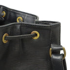 Louis Vuitton Epi Noe Shoulder Bag Drawstring Noir Black Gold — view 7