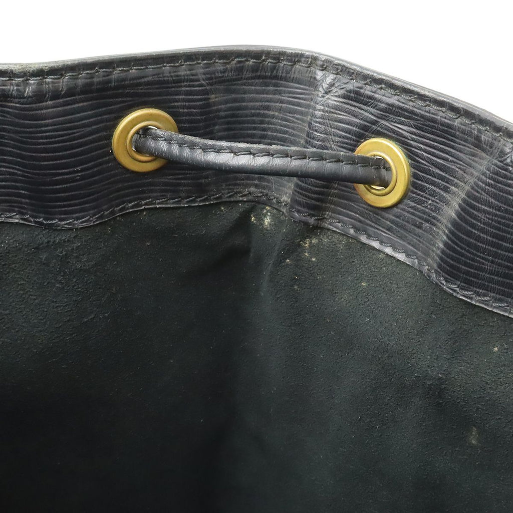 Louis Vuitton Epi Noe Shoulder Bag Drawstring Noir Black Gold — view 6