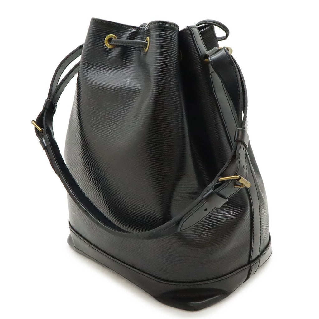 Louis Vuitton Epi Noe Shoulder Bag Drawstring Noir Black Gold — view 2