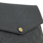 Louis Vuitton Monogram Empreinte Twice Shoulder Bag Pochette Crossbody Noir — view 8