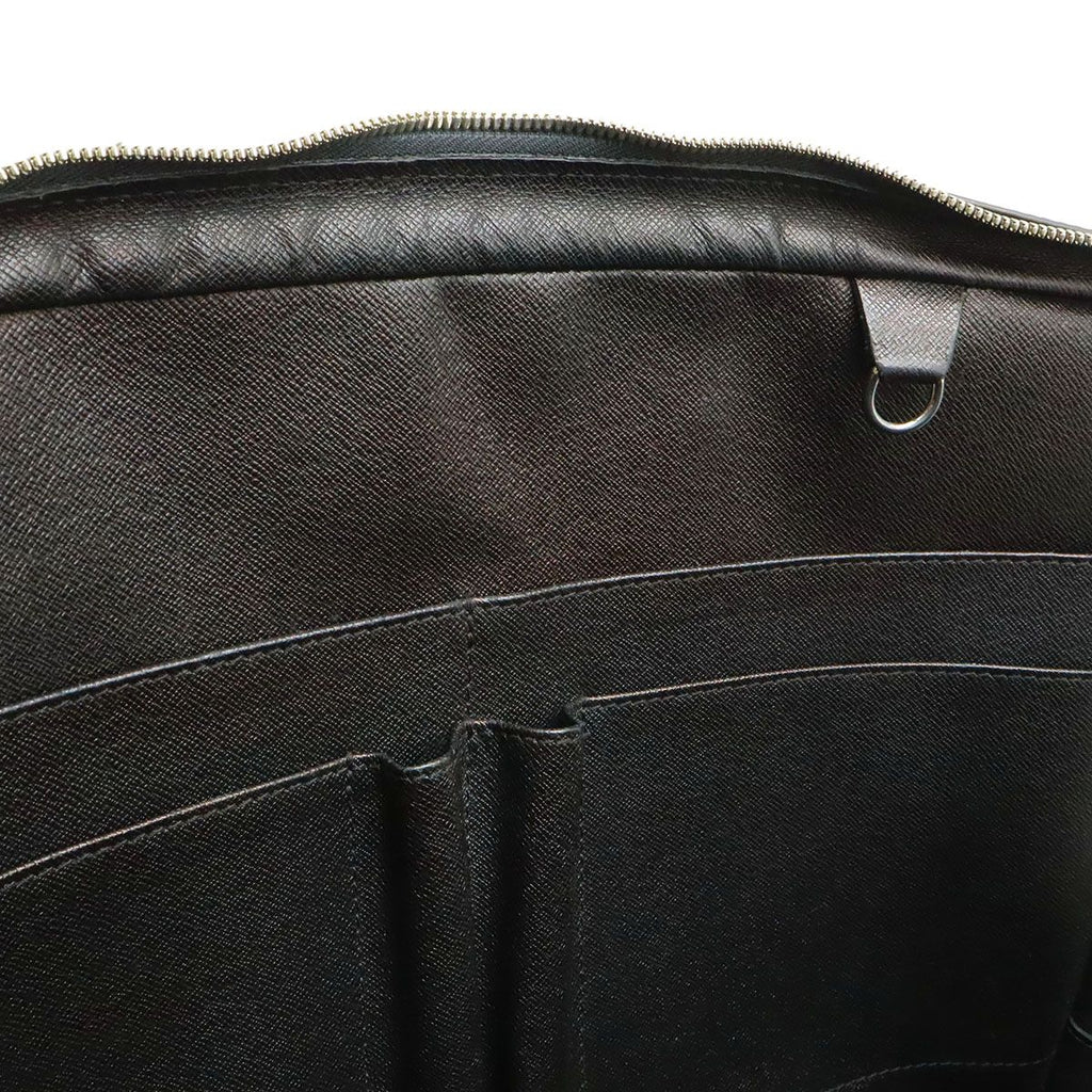 Louis Vuitton Epi Pdv Porte Document Voyage Business Briefcase Noir Black Silver — view 7