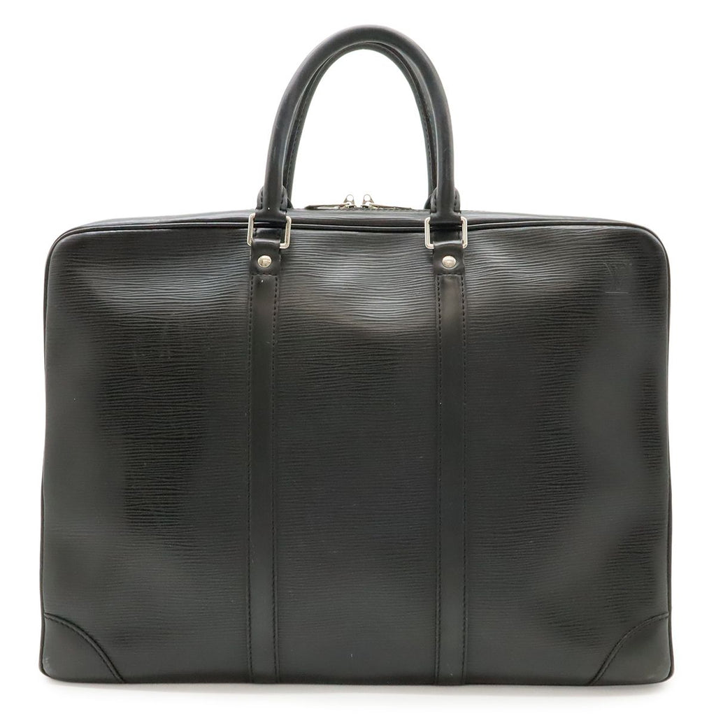 Louis Vuitton Epi Pdv Porte Document Voyage Business Briefcase Noir Black Silver